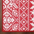 thumbnail image 6 of Yiwa Christmas Area Rug 4x6 Red Hallway Xmas Snowflake Floor Mat Kitchen Rug Washable Anti Slip Carpet Holiday Decor for Bedroom Bathroom Laundry Living Room, 6 of 7