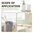 thumbnail image 6 of Niceauty 1 Set of Bathroom Accessories Set Bathroom Cup and Soap Dispenser White, 6 of 6
