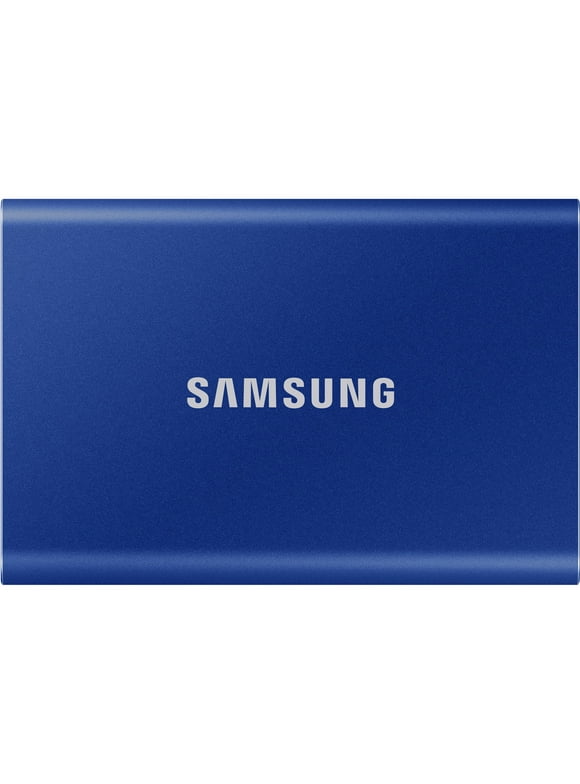 SAMSUNG Portable SSD T7 1TB USB 3.2 External - Indigo Blue (MU-PC1T0H/AM)
