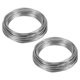 thumbnail image 1 of Alambre de entrenamiento Bonsai Uxcell de 2.0 mm, alambre floral, alambre de árbol de aluminio anodizado, 20 metros en total, plata, 2 rollos, 1 of 1