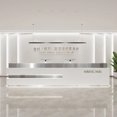 thumbnail image 1 of Check Out Reception Desk Counte Supermarket Barbershop Stainless Steel Reception Desk Modern Recepcion Mostrador Bar Furniture My Lux Decor Round, 1 of 7