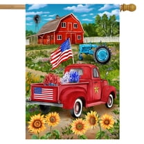 Briarwood Lane Land Of The Free Summer House Flag
