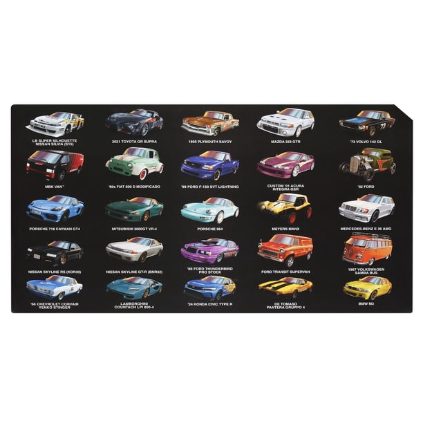 Hot Wheels Boulevard 25-Car Factory Set, 25 Premium Die-Cast 1:64