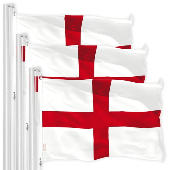 England English Flag 3x5FT 3-Pack 150D Printed Polyester By G128