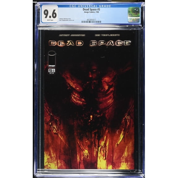 Dead Space #5 CGC NM+ 9.6 White Pages Comic Book