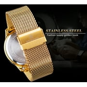 REWARD Watch Male New Luxury Brand Chronograph 24-hour Displaydate Calendar Clock Man Luminous Hands Gold Watch Stainless Steel Strap Relogio Masculino