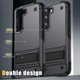 thumbnail image 6 of SaniMore for Samsung Galaxy S22 Case 2022, Military Grade Shockproof Cover Heavy Duty Hybrid Soft TPU+Hard PC Case Non-Slip Gripping Case with Hidden Kickstand, Gray, 6 of 8