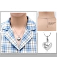 thumbnail image 5 of Customize Stainless Steel Always in My Heart -Wing Heart Urn Pendant Memory Necklace for Cremation Ashes Memorial Jewelry, 5 of 6