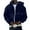 Navy, variant on Vedolay Men's Hoodie Sweatshirt Pullover Hooded Long Sleeve Open Front Cardigan Long Sweaters with Pockets Yellow,L