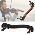 thumbnail image 1 of Adjustable Lightweight Maple Shoulder Rest for 3/4 4/4 Violin with Anti Skid Feet and Soft Pad, 1 of 8