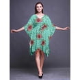 thumbnail image 4 of Bimba Robe de Plage Courte Kaftan Bikini Coverup Midi pour Femmes-4x-5x, 4 of 5