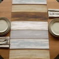 thumbnail image 5 of Table Runners 120 Inches Long Dress Scarves, Vintage Brown Wood Farmhouse Coffee/Dining/Kitchen Table Runner for Living Room, Farmhouse Wooden Plank Rustic 13x120 Inch, 5 of 9