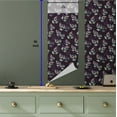 thumbnail image 5 of Ambesonne Leafy Pattern Peel & Stick Wallpaper for Home, Watercolor Leaves Art, 13"x36", Almond Green Dark Indigo, 5 of 5