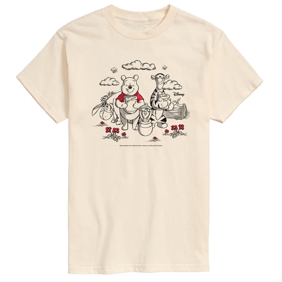 Winnie the Pooh - Character Group Honey Short Sleeve Graphic T-Shirt