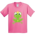 thumbnail image 3 of Inktastic Cute Frog, Green Frog, Crown, Frog Prince Youth T-Shirt, 3 of 5
