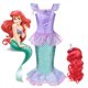 thumbnail image 1 of Disney-vestido de princesa Ariel para niñas, disfraz de sirena para fiestas de Carnaval Fivean unisex, 1 of 2