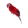 thumbnail image 2 of Artificial Parrot Bird Feather Realistic Garden Home Decor Tree Ornament 3 Sizes Red, 2 of 7