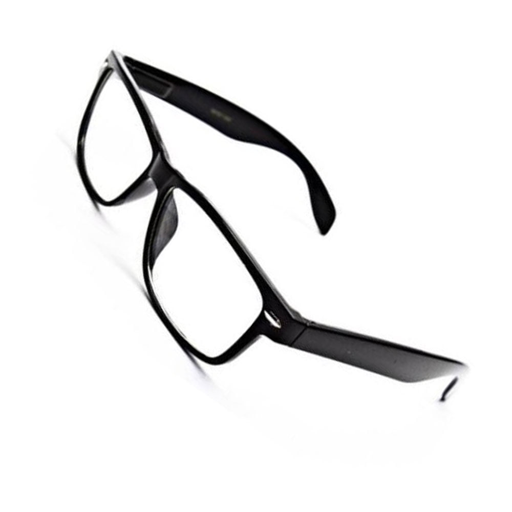 Rectangle slim rectangular sun glasses clear lens smart looking eyeglasses nerd 