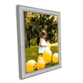 thumbnail image 4 of Modern Contemporary Silver Picture Frame with Copper line- Modern Framing, 4 of 6