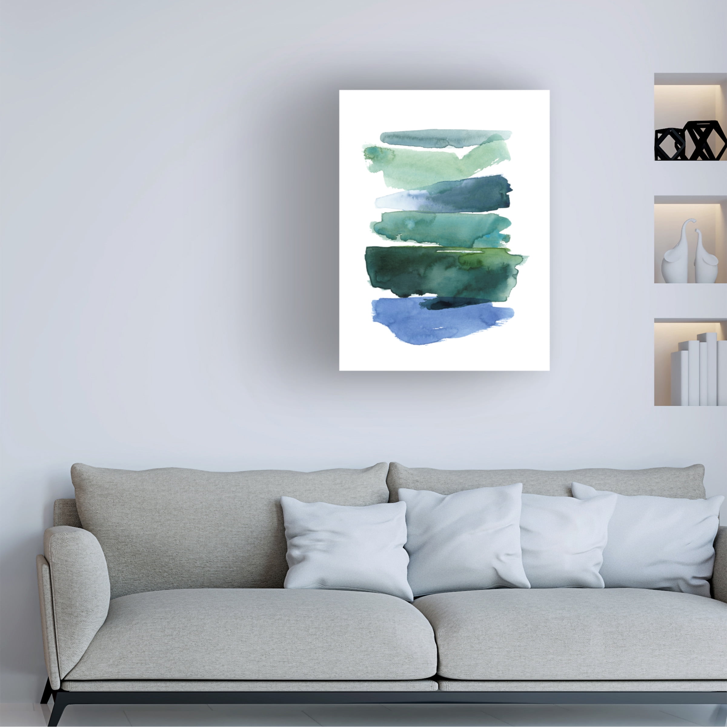 Grace Popp 'Swatches Of Sea II' Canvas Art