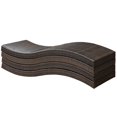 thumbnail image 3 of Modway Peer Chaise Outdoor Patio Set of 2 in Brown White, 3 of 6