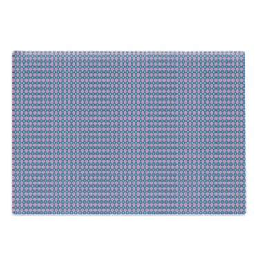 Geometric Cutting Board, Bohemian Inspired Modern Symmetric Rhombuses, Decorative Tempered Glass Cutting and Serving Board, in 3 Sizes, by Ambesonne