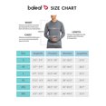 thumbnail image 7 of BALEAF Men's UV SPF Hoodie Shirt UPF 50+ Sun Protection Long Sleeve T-Shirts Rash Guard Fishing Swimming Lightweight Light Gray Heather L, 7 of 7