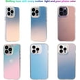 thumbnail image 5 of for iPhone 12 Pro Case with Bumper, Fashionable Design for Women Girls,[Military Grade Drop Protection] Shockproof Protective Luxury Aesthetic Phone Cover 6.1 inch, Gradient Color, 5 of 15