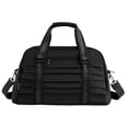 thumbnail image 3 of Bolsa deportiva de gimnasio, bolsa de viaje con compartimento para zapatos, ligera y ajustable. Negro, 3 of 9