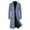 Gray, variant on Olyvenn Stylish Men's Wool Blend Pea Coat Notched Collar Single Breasted Overcoat Warm Winter Trench Coat Fashion Long Suit Jackets Black 8