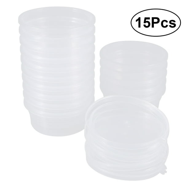 15Pcs Clay Storage Containers Ball Plastic Storage Containers with Lids for 20g Clay