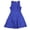 Blue - medblue, variant on bar III Womens Lace-Up Fit & Flare Dress, Red, X-Large