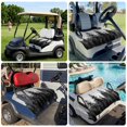 thumbnail image 6 of Golf Cart Seat Covers for 2 Seater,Black Mist Forest Microfiber Cart Seat Towel Blanket,Retro Country Watercolor Tree Scenery Absorbent NonSlip Bench Seats Protector for Golf Course 51"x31", 6 of 9