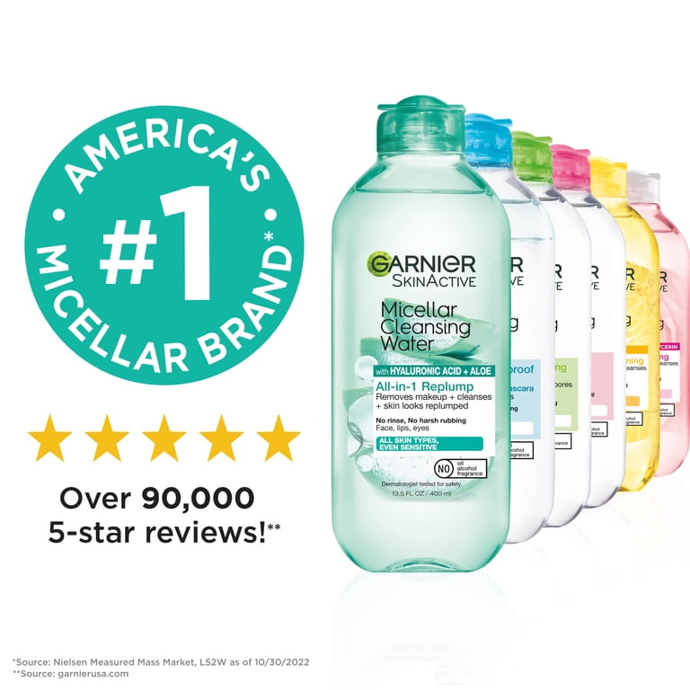 Garnier SkinActive Hydrating Cleansing Water with Hyaluronic Acid photo 8