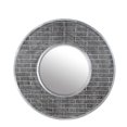thumbnail image 1 of Round Beveled Mirror - Aluminum, 1 of 1