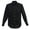 Black, variant on Gioberti Men’s Solid Long Sleeve Western Shirt with Pearl Snap-on Buttons