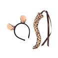 thumbnail image 1 of Diadema con orejas y cola de color café, accesorios para disfraces de juego de roles, Cosplay para fiestas temáticas, regalos de fantasía., 1 of 9