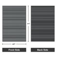thumbnail image 2 of KUETH 6'x 9' Outdoor Waterproof Rug Camping Mat Patio Carpet,Black&Gray, 2 of 5