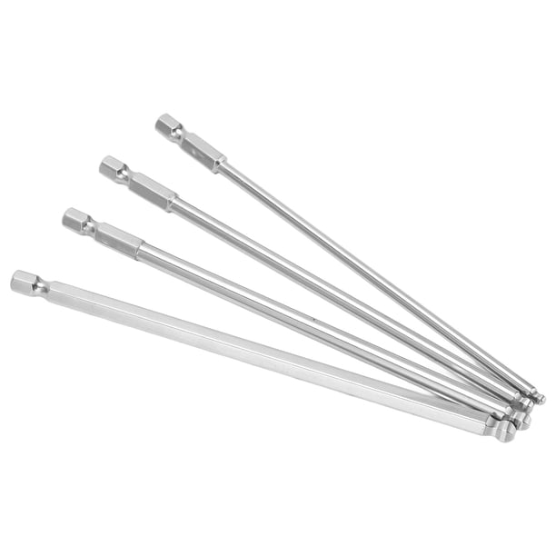 Brocas Hexagonales Con Cabeza de Bola Magnética, Juego de Vástago Hexagonal de 1/4 de Pulgada, material de acero Profesional para taladro eléctrico