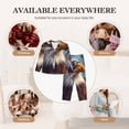 thumbnail image 7 of Fotbe Bald Eagle Pilot Pattern Long Sleeve Pajama Set for Women,Sleepwear Set,2-piece Loungewear Set,Soft PJs Comfy Nightwear with Pockets -Medium, 7 of 7