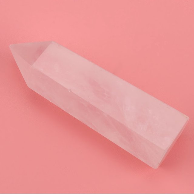 Fluorita Natural, Varita De Piedra De Cristal Curativa única, Superficie Lisa, Cumpleaños De Navidad Rosa Para Decoración De Feng Shui, Regalo Sorpresa, Decoración De Oficina OTVIAP Hexagonal Fluorite
