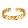 thumbnail image 2 of Xihbxyly jusqu'à 60 % de Réduction Cadeaux 2024 Nouvelle Sculpture Rétro Drainage le-Rapy Bracelet de Magnétothérapie Lymphdétox pour Hommes et Femmes pour Intérieur/extérieur, 2 of 2