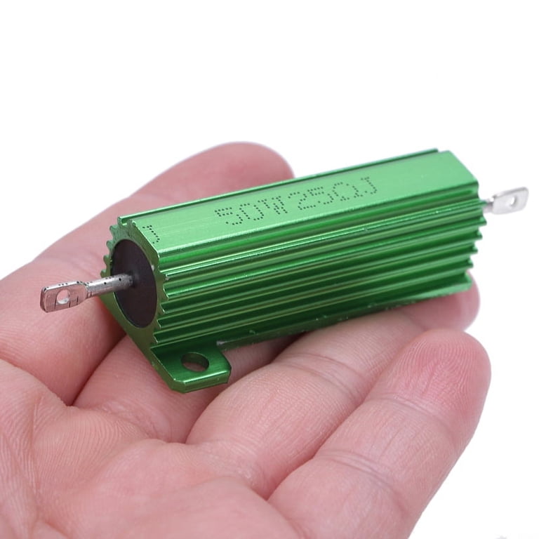 Chassis Mount Load Resistor Uxcell 25W 10 Ohm Aluminum Case Resistor ...