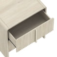 thumbnail image 5 of Novara Contemporary 22" Nightstand in Whitewashed Oak (2-Drawer), 5 of 10