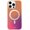 GL-Gleam Cosmic Radiance, variant on Case for iPhone 16 Pro Case [Compatible with MagSafe] with Gothic Halloween Phantom Carnival, Cute Pink Purple Phone Cover Bumper for Women Girls, Glitter Sparkle Gold Pumpkin Spell