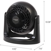 IRIS WOOZOO Circulator Fan, 5.5 Blade, Black