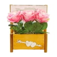 thumbnail image 4 of LCXmlly Fake Bonsai Simulation Bonsai Realistic Looking No Watering 3head Rose Artificial Potted Plant, 4 of 6