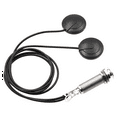 thumbnail image 2 of 3X Guitar Pickups Acoustic Electric Piezo Transducer Microphone Contact for Guitar Violin Ukulele Mandolin Banjo Cello,3 x pickup 3 x glue block 3 x Cable tie,black, 2 of 6