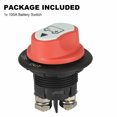 thumbnail image 3 of CAROOTU 100A Battery Isolator Disconnect Cut Off Switch Safe for Marine Car Truck Boat RV ATV, 3 of 7