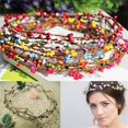 thumbnail image 3 of 100X Festival Wedding Garland Frente DIY Accesorios para el cabello Banda para la cabeza rojo jinwen la flor de DIY, 3 of 8